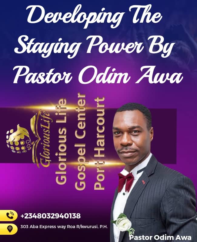 Developing The Staying Power Developing The Staying Power