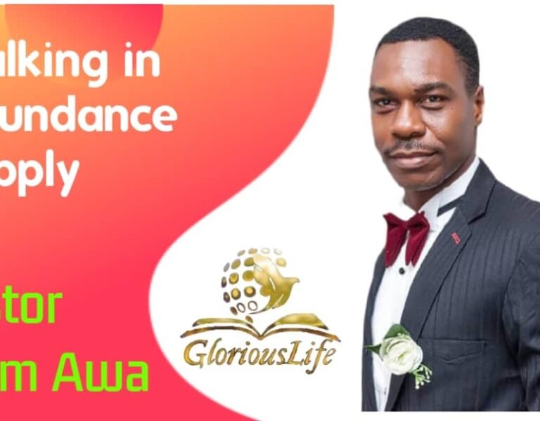 Walking in Abundant Supply