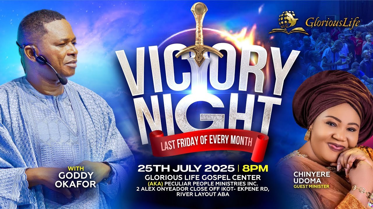 Watch VICTORY NIGHT JULY EDITION WITH DR. GODDY OKAFOR 25 07 2025