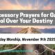 GLGC Port Harcourt Sunday Worship Intercessory Prayers for Gaining Control Over Your Destiny November 9th 2025