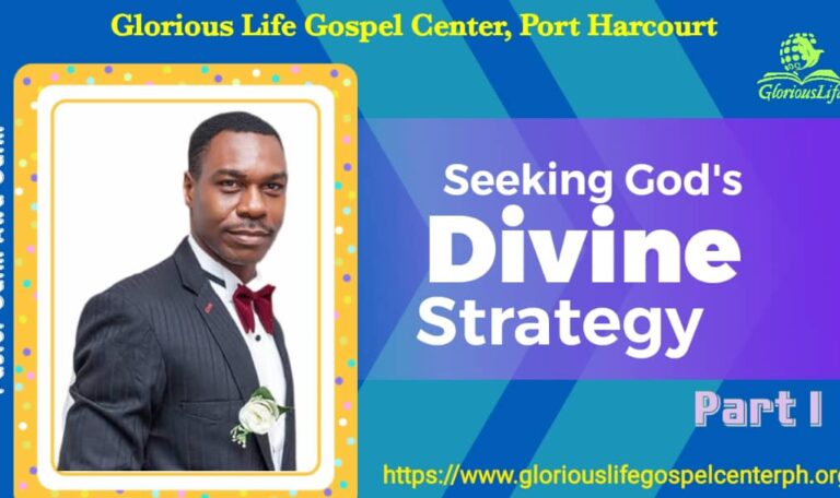 Seeking God's Divine Strategy Pastor Odim Awa Odim Part I