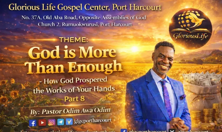 God is More Than Enough How God Prospered the Works of Your Hands Part 8 Pastor Odim Awa Odim