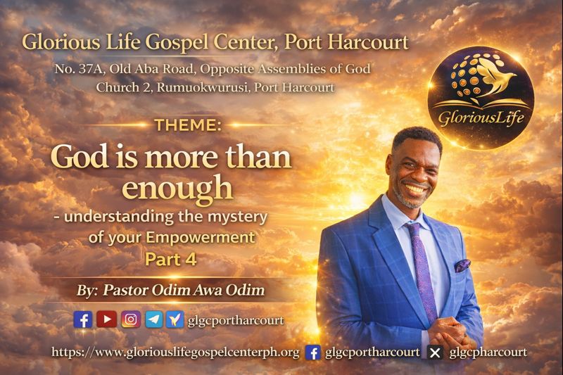 God is More Than Enough Understanding the Mystery of Your Empowerment Part 4 Pastor Odim Awa Odim